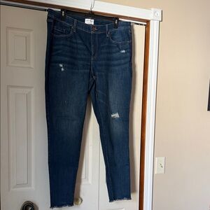 Lane Bryant Dark Blue Skinny Jeans